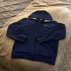 NWOT - Lacoste Men’s Classic Zip Front Hoodie XL